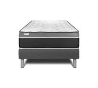 Ensemble VITAL CARE 90 x 190 cm sommier Kit gris