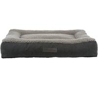 Vital lit Bendson, angulaire, 100 × 70 cm, gris foncé/gris clair