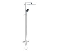Grohe Vitalio Comfort - Set de douche avec thermostat de bain, 25x25 cm, 2 jets, chrome 26984001