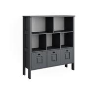 Bibliothèque enfant Vitalispa Ajaton Gris 103.6x113.4cm, Model 50176