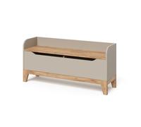 VitaliSpa Coffre à Jouets Malia, Cachemire/Artisan, 107.2x50cm avec siège, avec Espace de Rangement et combinable avec d'autres Meubles Malia