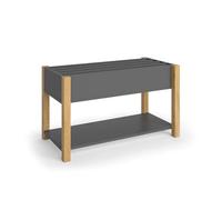 VitaliSpa Étagère pour Enfants Malia, Gris, 80x46cm | autoportant pour le rangement des jouets et des livres