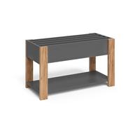 VitaliSpa Étagère pour Enfants Malia, Gris/Artisan, 80x46cm | pour le rangement de livres, jouets et classeurs