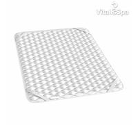 VitaliSpa Housse de matelas pour sommier à lattes de 2 cm 160 x 200 cm Blanc