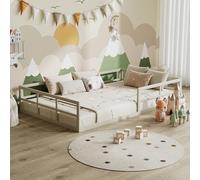 Lit pour enfant Vitalispa Minno Grège 205x125cm sans matelas, Model 56643