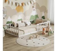 Lit pour enfant Vitalispa Minno Blanc 90x200 sans matelas, Model 56636