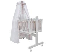 VitaliSpa Lit bébé, Blanc, 102.5x140cm
