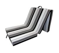 Vitalispa Matelas, Noir 190 x 70 cm | pliable avec poignées de transport pour une utilisation flexible