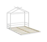 VitaliSpa Vicco Lit cabane Roofy, Blanc, 140x200