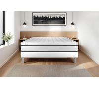 VITALIT - Matelas Vital Spa 140 x 190 cm - 24 cm d'Épaisseur et 3 Zones de Confort - Mousse à mémoire de Forme - Matelas Ferme réversible 2 Places - Adaptabilité Optimale - Marque Française