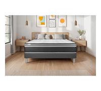 Ensemble VITAL CARE 140 x 190 cm sommier Kit gris