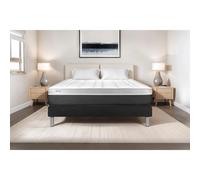 Ensemble VITAL SOFT 140 x 200 cm sommier Kit Noir