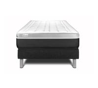 Ensemble VITAL SOFT 90 x 200 cm sommier Kit Noir