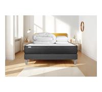 Pack prêt a dormir VITALPOWER 140 x 200 cm sommier Kit gris