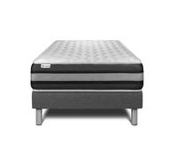 Ensemble VITALSPRING ZEN 90 x 190 cm sommier Kit gris