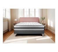 Ensemble VITALPOWER RECOVER 140 x 200 cm sommier Kit gris