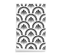 VITAU Peler et Coller Papier Peint Feux d'artifice Noir Blanc Or Papier de Contact Amovible pour la Maison Salle de Bain décorations pâte