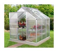 VITAVIA Serre de jardin en polycarbonate Alina, 2,5 à 6,2 m² (3,8 m²)