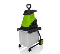 VITO Broyeur de végétaux 2500W Bac 45 litres Branches 45mm Elagage Jardinage Taillage