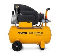 Vito Compresseur d'air Silencieux 24 L 10 bar 2,5 CV 145 PSI