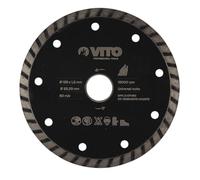 VITO - Disque diamant 125 x 1,2 mm Meuleuses Alesage 22.5mm Pierre Marbre Granit