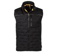 VITO - Gilet de travail sans manche Noir Doudoune Tissu Respirant Déperlant