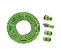 VITO - KIT Tuyau arrosage Tressé 50 mètres diam 25mm 1'+ 4 Accessoires Diam 25mm Complet