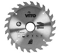 VITO - Lame de Scie Circulaire 185mm Alesage 30mm 24 Dents Epaisseur 2.0mm
