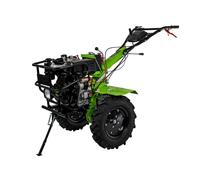 VITO - Motoculteur Thermique Diesel 12CV 4T Transmission directe Fraises et Butteur Double