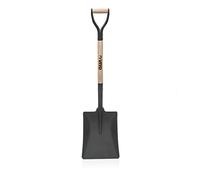 VITO - Pelle Carrée en Acier Trempé 103 cm - Manche Bois & Poignée en Y Ergonomique - Outil Robuste pour Jardinage Déplacement de Terre Déneigement et Travaux d'Extérieur