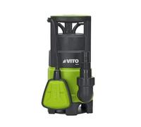 VITO - Pompe de relevage Eaux usées/Eaux Chargées 400W Pompe Vide-Cave Flotteur INOX Inondation Egouts Caves