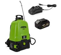 VITO -Pulvérisateur à Batterie 20V - 5bar 16L + Batterie Lithium 4Ah + Chargeur Végetaux Jardin toitures