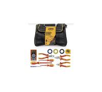Sacoche professionnelle électricien 12 Outils Poignée acier renforcée Nylon haute Qualité Sac bandoulière VITO