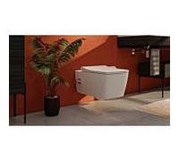 Vitra Aquacare Metropole wall washdown WC set 7672B003-6204 avec fonction bidet, raccord thermostatique, blanc