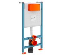 VitrA Bâti-support pour WC suspendu sol-mur, 112 cm, 3/6 L - 732-5800-01