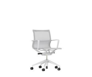 Vitra Chaise de bureau Physix Piètement à cinq étoiles - soft grey - 07 gris argenté - Gris doux - roulettes pour sols durs