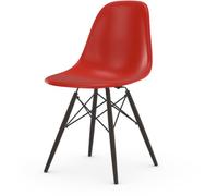 Vitra Chaise Eames en fibre de verre DSW - Classic Red - érable noir
