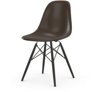 Vitra Chaise Eames en fibre de verre DSW - Elephant Hide Grey - érable noir