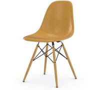 Vitra Chaise Eames en fibre de verre DSW - Ochre Light - érable jaune