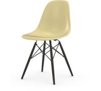 Vitra Chaise Eames en fibre de verre DSW - Parchment - érable noir