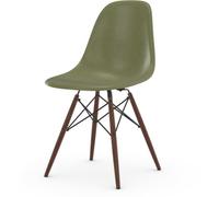 Vitra Chaise Eames en fibre de verre DSW - Sea Foam Green - érable foncé