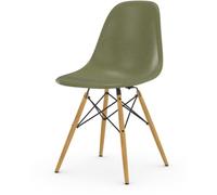 Vitra Chaise Eames en fibre de verre DSW - Sea Foam Green - érable jaune
