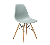 Vitra Chaise Eames Plastic Side Chair DSW RE gris, Designer Charles & Ray Eames, 46.5x83x55 cm
