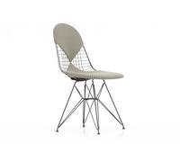 Vitra Chaise métallique DKR-2 - noir - Checker - patin pour sols durs