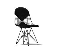 Vitra Chaise métallique DKR-2 - noir - Hopsak - noir - patin pour sols durs