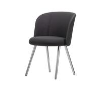 Vitra - Chaise rembourrée Noir