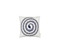 VITRA Coussin Graphic Print Snake 40x40cm blanc