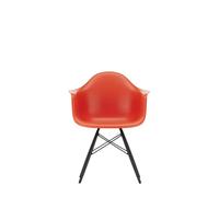 Vitra DAW Eames Plastic Armchair - poppy red RE - érable noir