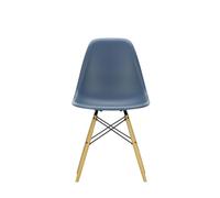 Vitra DSW Eames Plastic Side Chair - bleu marin RE - érable jaune