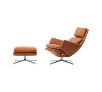 Vitra - Fauteuil rembourré Marron